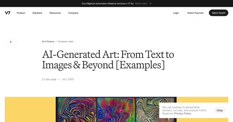צילום מסך של AI-Generated Art
