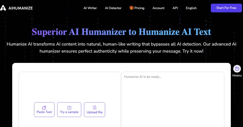 צילום מסך של AI Humanize