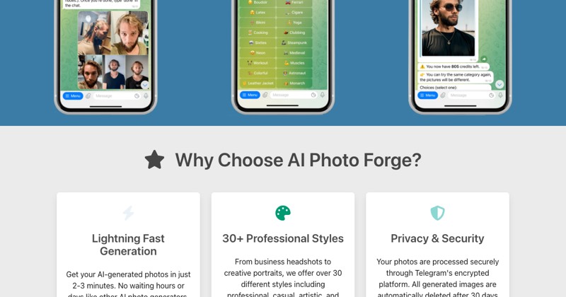 AI Photo Forge, מסך 3