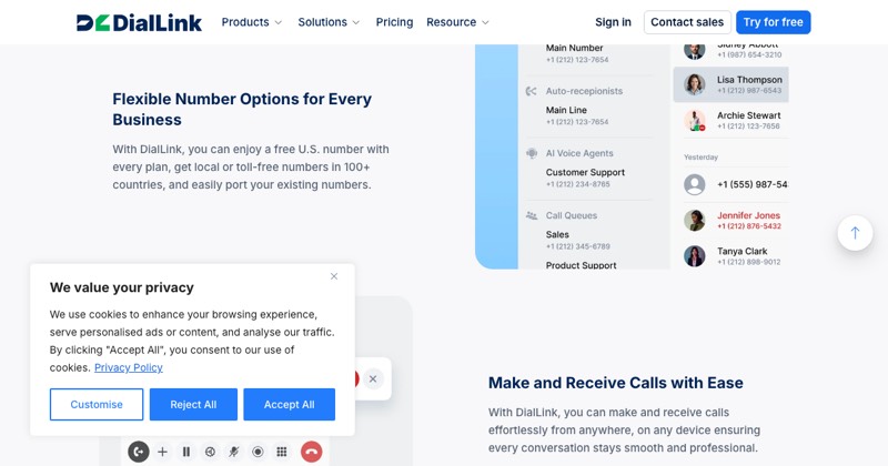 AI Voice Agents, מסך 3