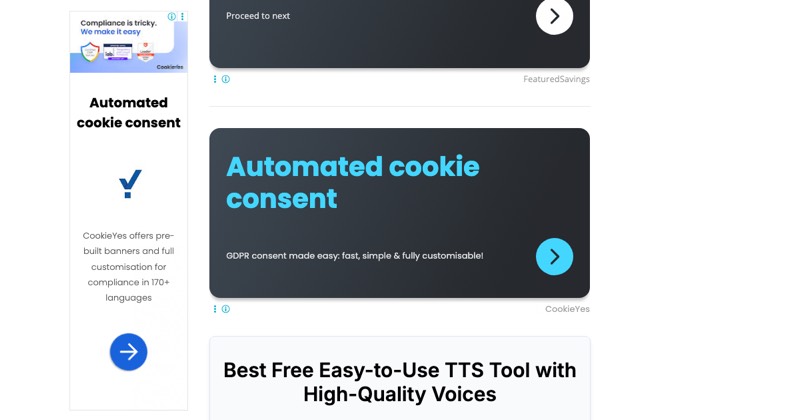 Audify AI, מסך 3