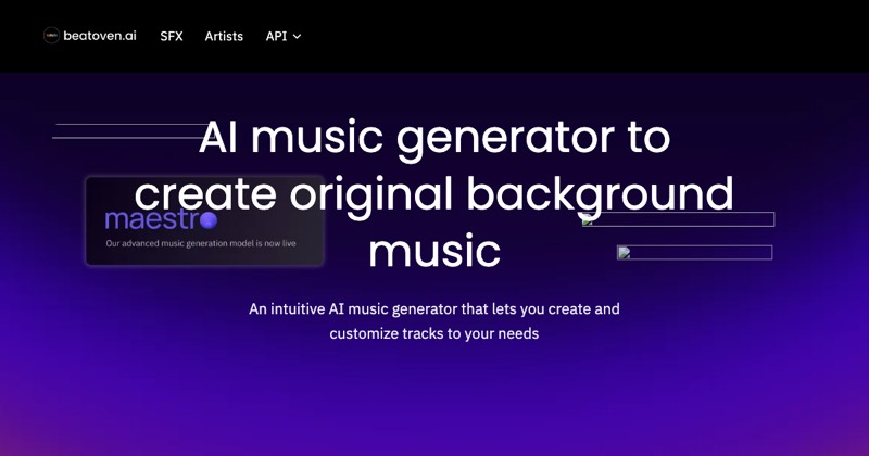 Beatoven.ai, מסך 3