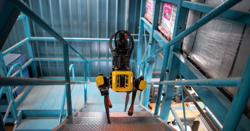 צילום מסך של Boston Dynamics Spot