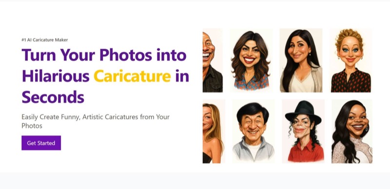 צילום מסך של Caricature Maker