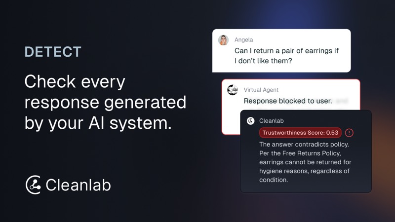 צילום מסך של Cleanlab