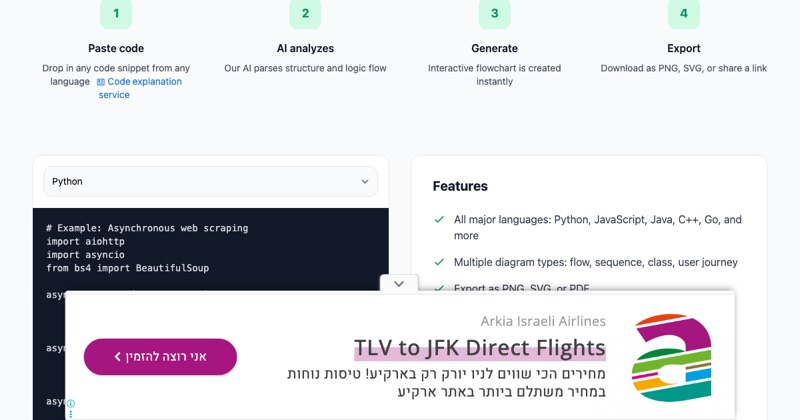 Code to Flow, מסך 3
