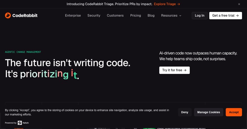CodeRabbit, מסך 3