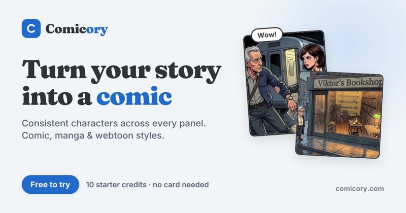 צילום מסך של Comicory
