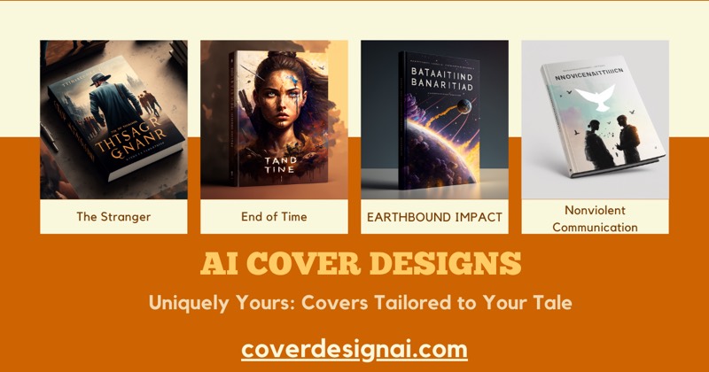 צילום מסך של CoverDesignAI
