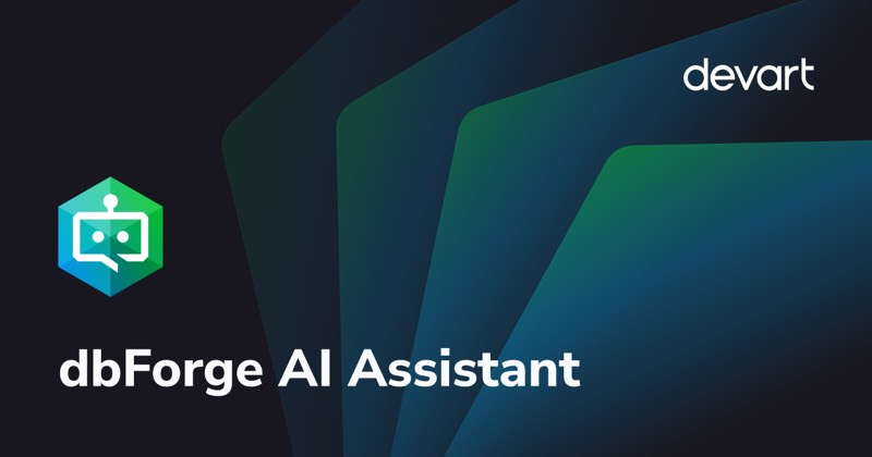 צילום מסך של dbForge AI Assistant