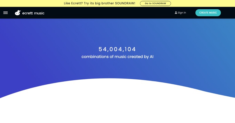 Ecrett Music, מסך 2