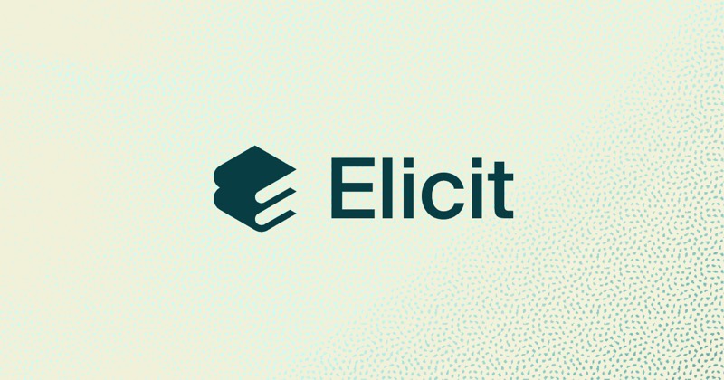 צילום מסך של Elicit