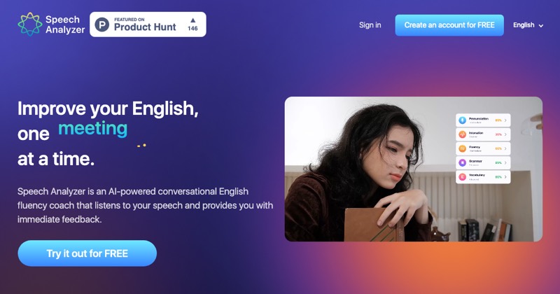 צילום מסך של ELSA SPEECH ANALYZER