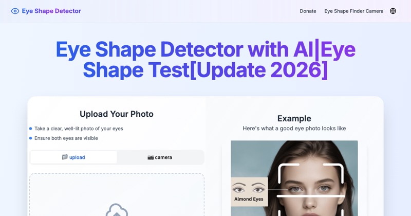 צילום מסך של Eye Type Detector