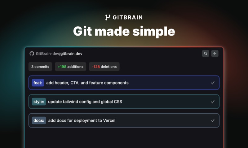 צילום מסך של GitBrain