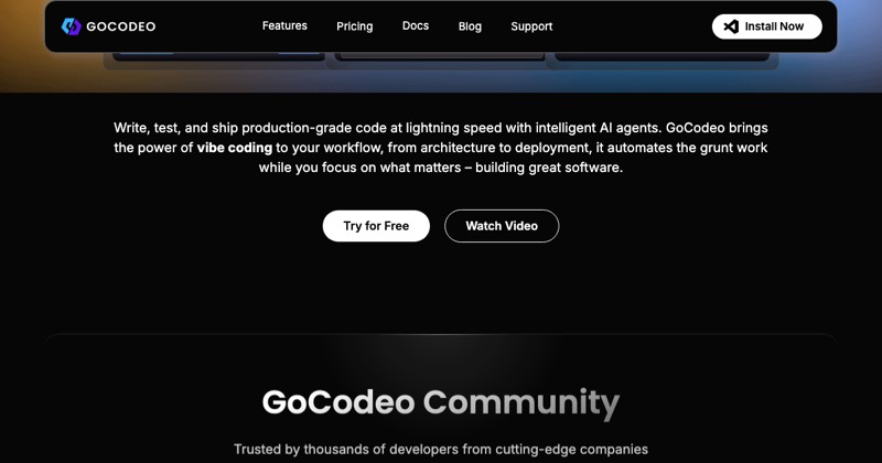 GoCodeo, מסך 2