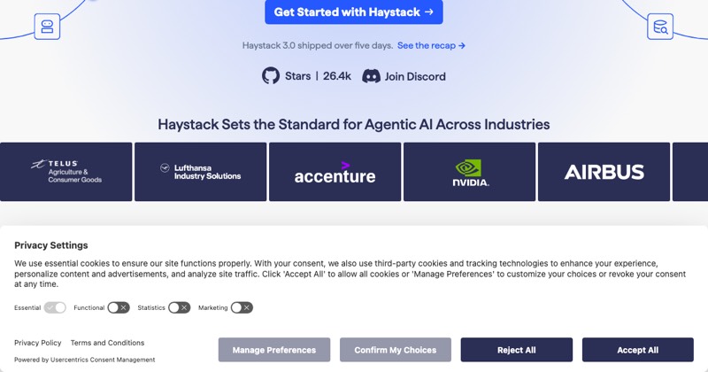 Haystack, מסך 2