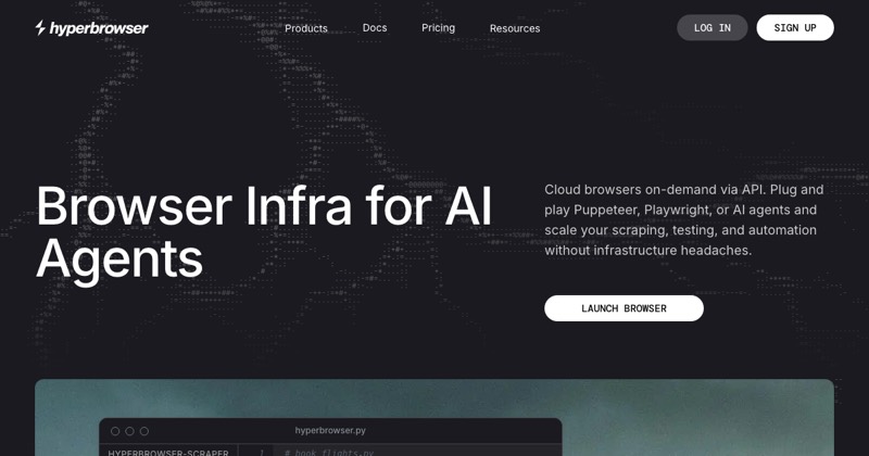 צילום מסך של Hyperbrowser