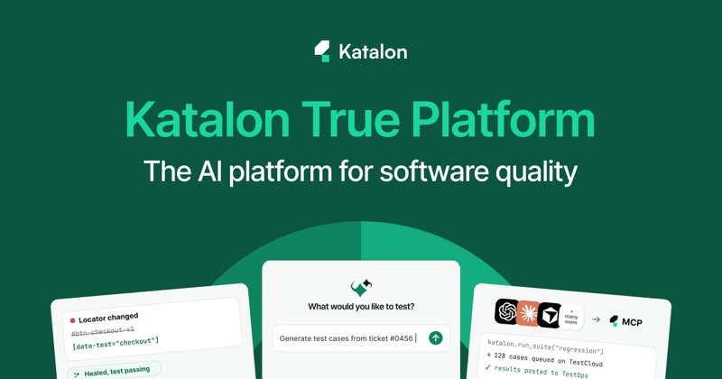 צילום מסך של Katalon Studio