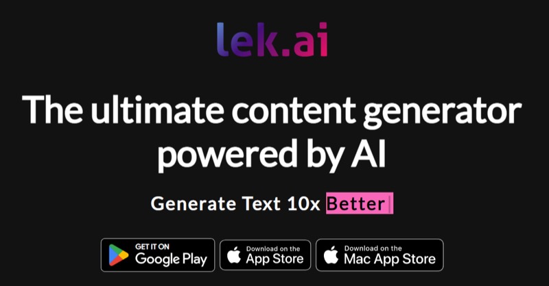 צילום מסך של Lek