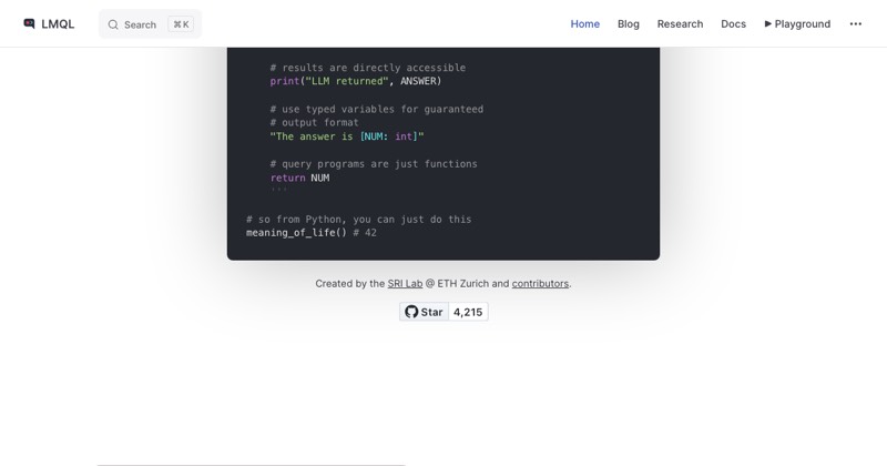 LMQL, מסך 2