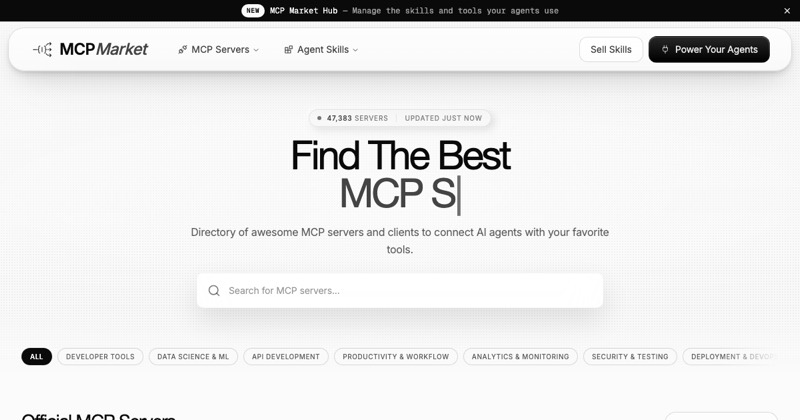 צילום מסך של MCP Market