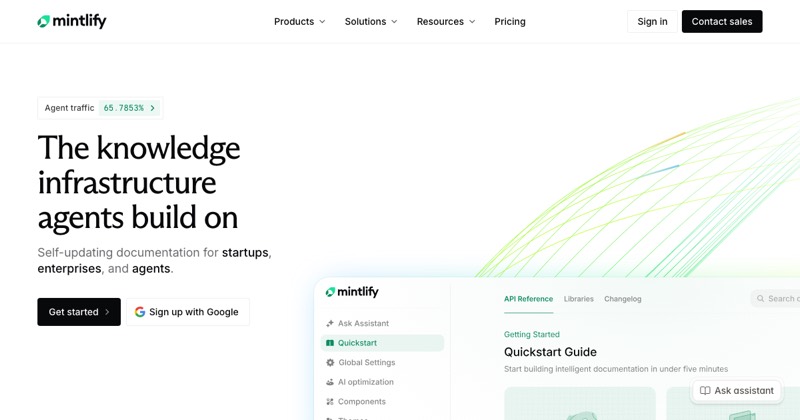 צילום מסך של Mintlify