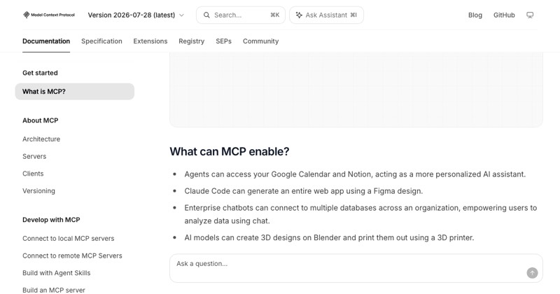 Model Context Protocol, מסך 2