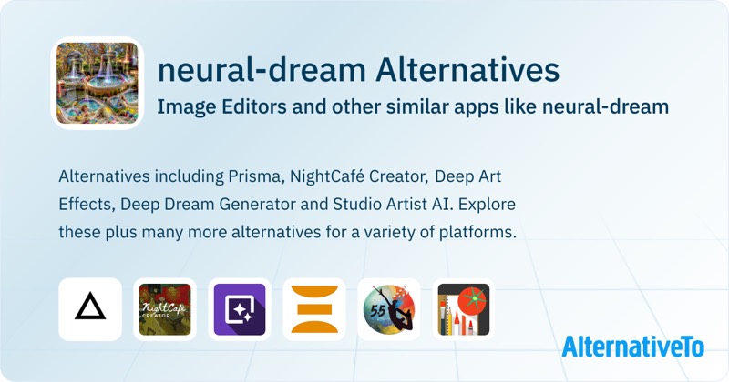 צילום מסך של neural-dream Alternatives and Similar Photos & Graphics Apps | AlternativeTo