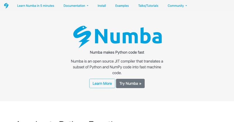 צילום מסך של Numba