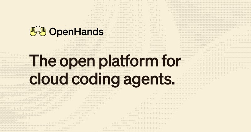 צילום מסך של OpenHands
