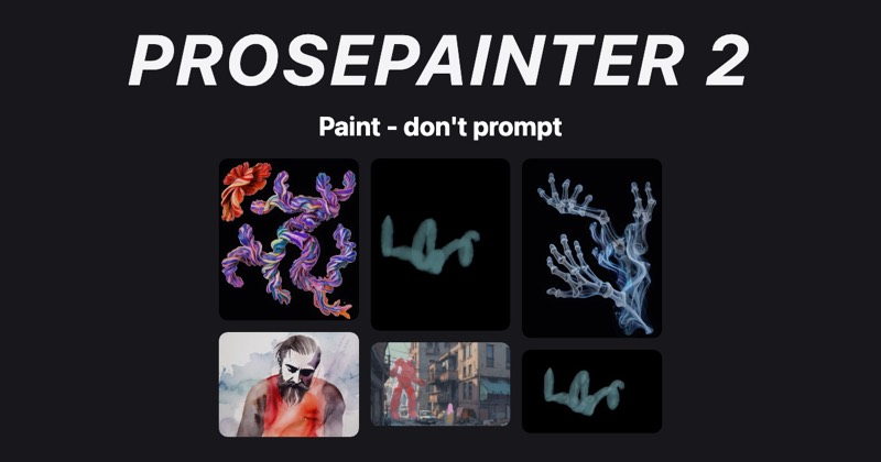 צילום מסך של ProsePainter