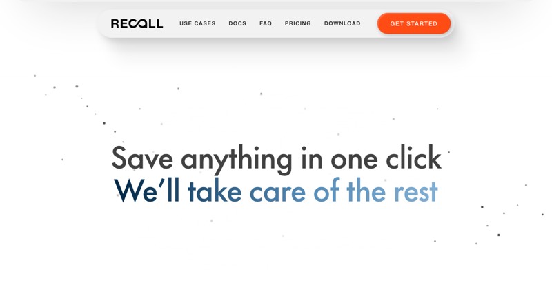 Recall, מסך 3