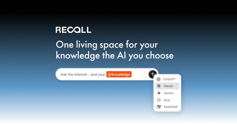 צילום מסך של Recall