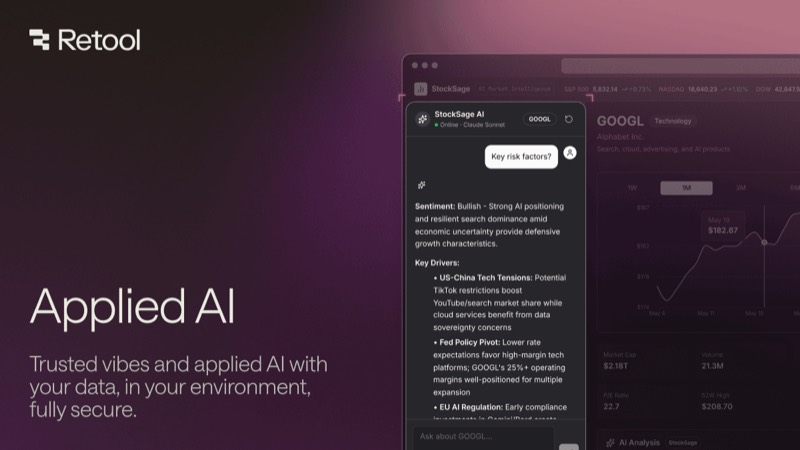 צילום מסך של Retool AI