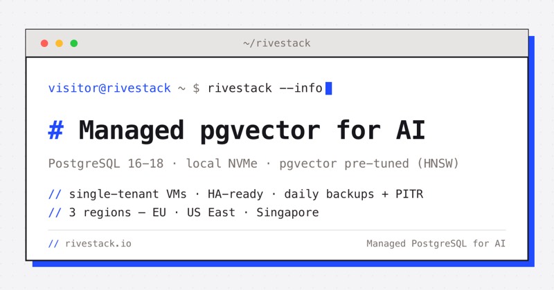 צילום מסך של Rivestack