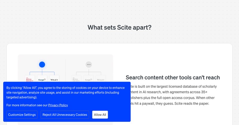 scite, מסך 3