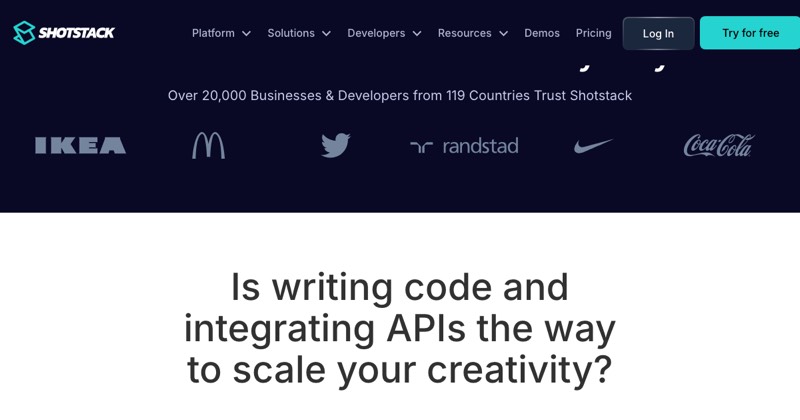 Shotstack Workflows, מסך 3