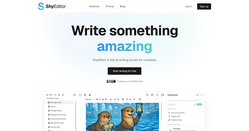 צילום מסך של Shy Editor