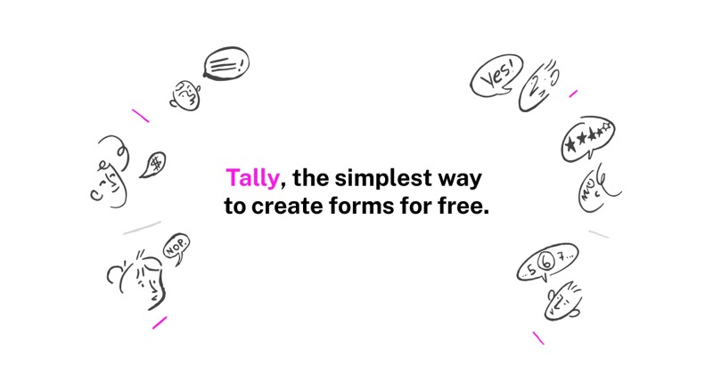 צילום מסך של Tally Forms