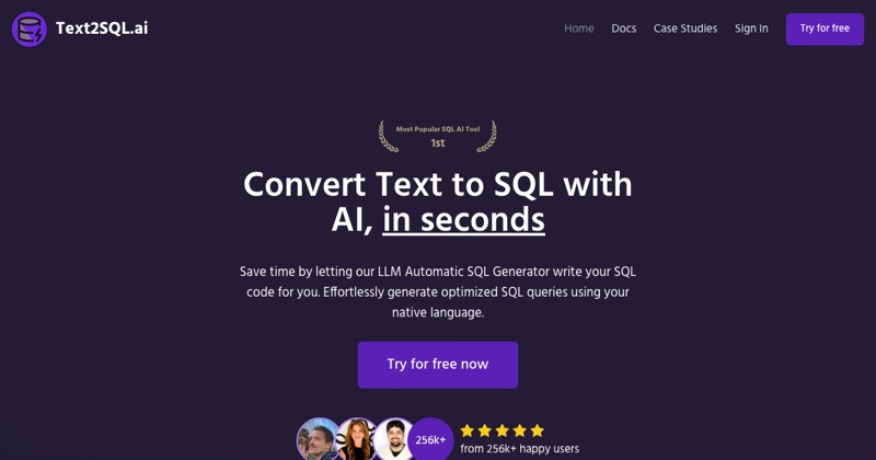 צילום מסך של Text2SQL