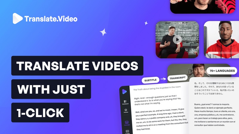 צילום מסך של TranslateVideo