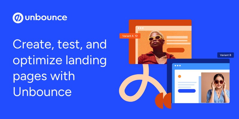 צילום מסך של unbounce