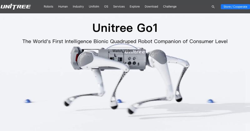 צילום מסך של Unitree Robotics B1