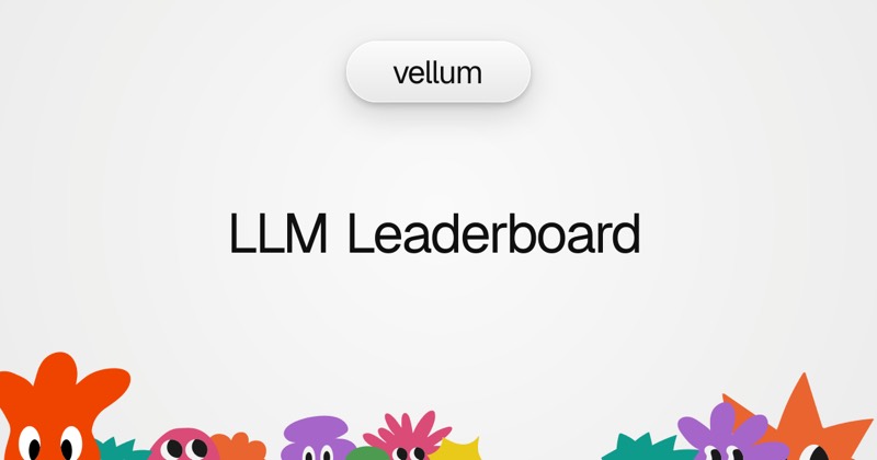 צילום מסך של vellum leaderboard