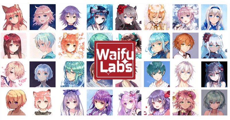 צילום מסך של Waifulabs