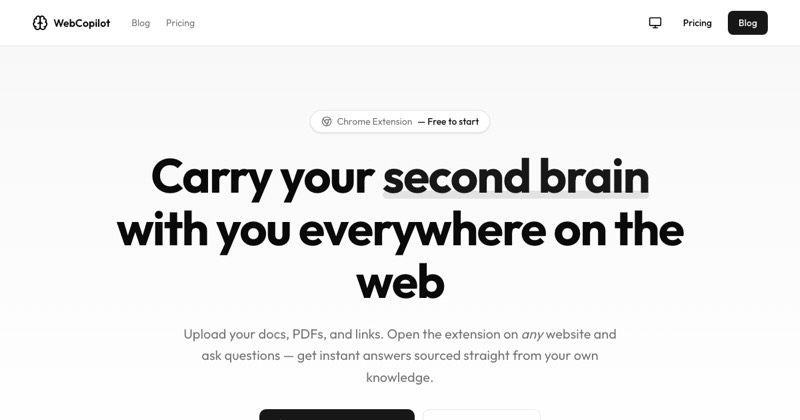 צילום מסך של WebCopilot